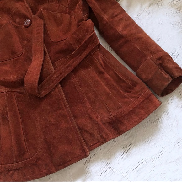 Vintage Brown Suede Jacket - Picture 5 of 8